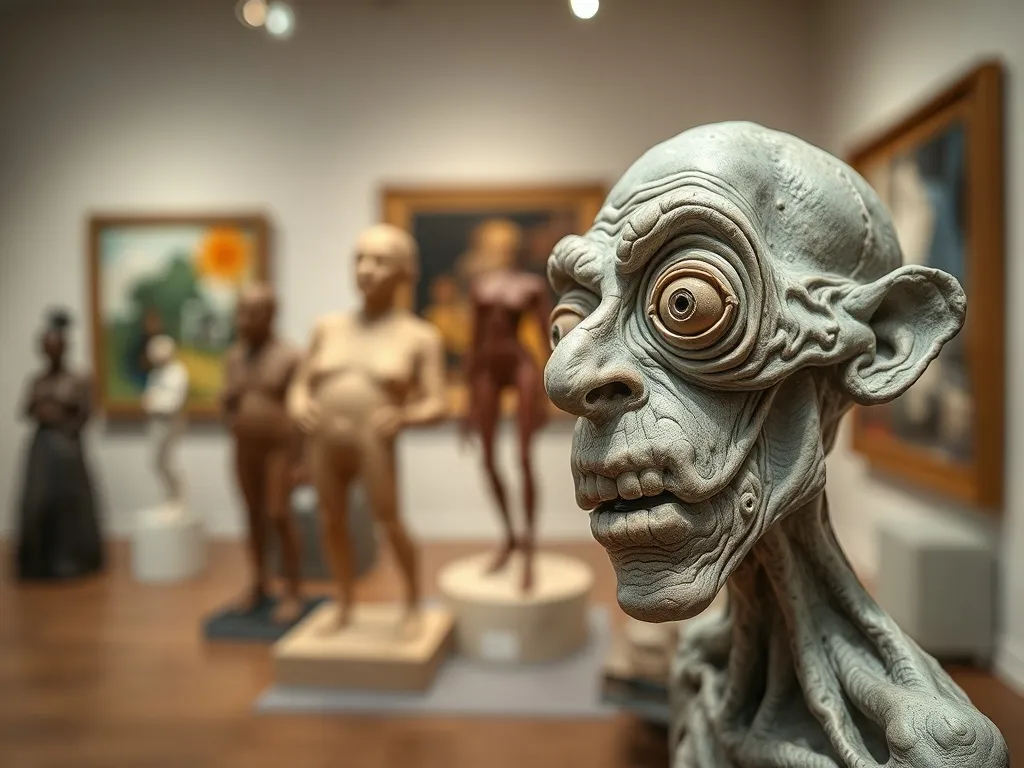 Co to groteska? Odkryj definicję i cechy tego zjawiska