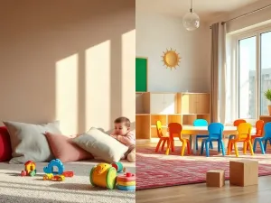 Smartfon z przejrzystym kalendarzem zajęć przedszkolnych, ułatwiający rodzicom organizację codziennych wydarzeń.