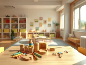 Dwa minimalistyczne krzesła i stolik z kawą w przytulnym biurze, tworzące przestrzeń sprzyjającą spokojnej rozmowie.